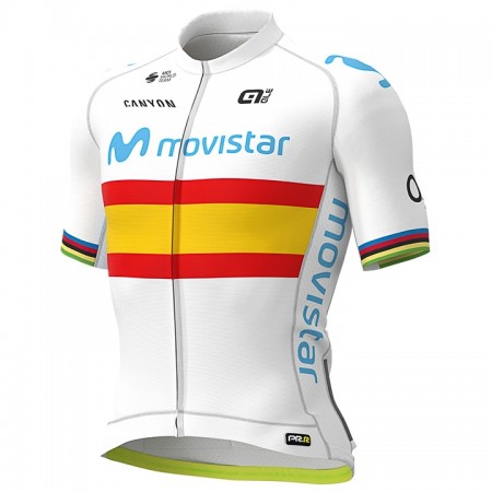 Maglia 2020 Movistar Team Campionati Spagnoli N001 Manica Corta Maglia 2020 Movistar Team Campionati Spagnoli N001 Manica Corta